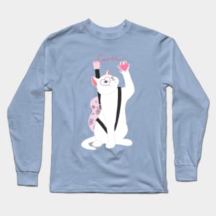 MUSICIAN LOVER CAT ERA Long Sleeve T-Shirt